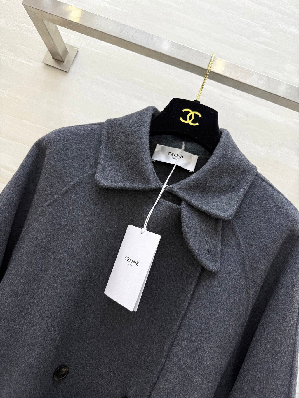 CELINE 26S LONG WOOL COAT 784308