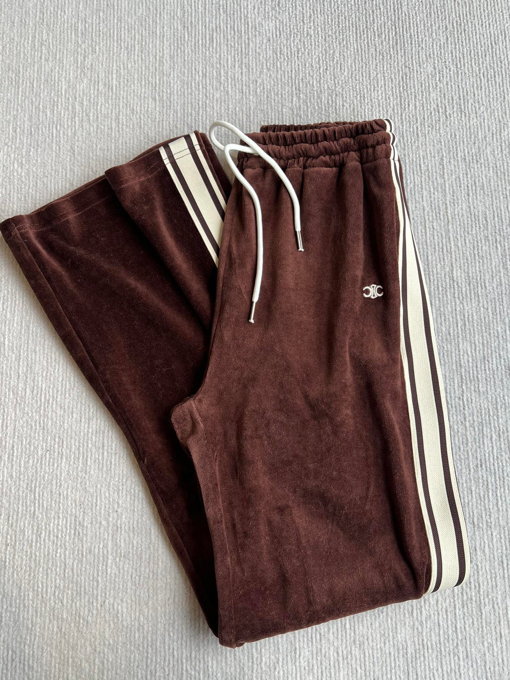 CELINE SIDE RIBBON LONG PANTS 275635